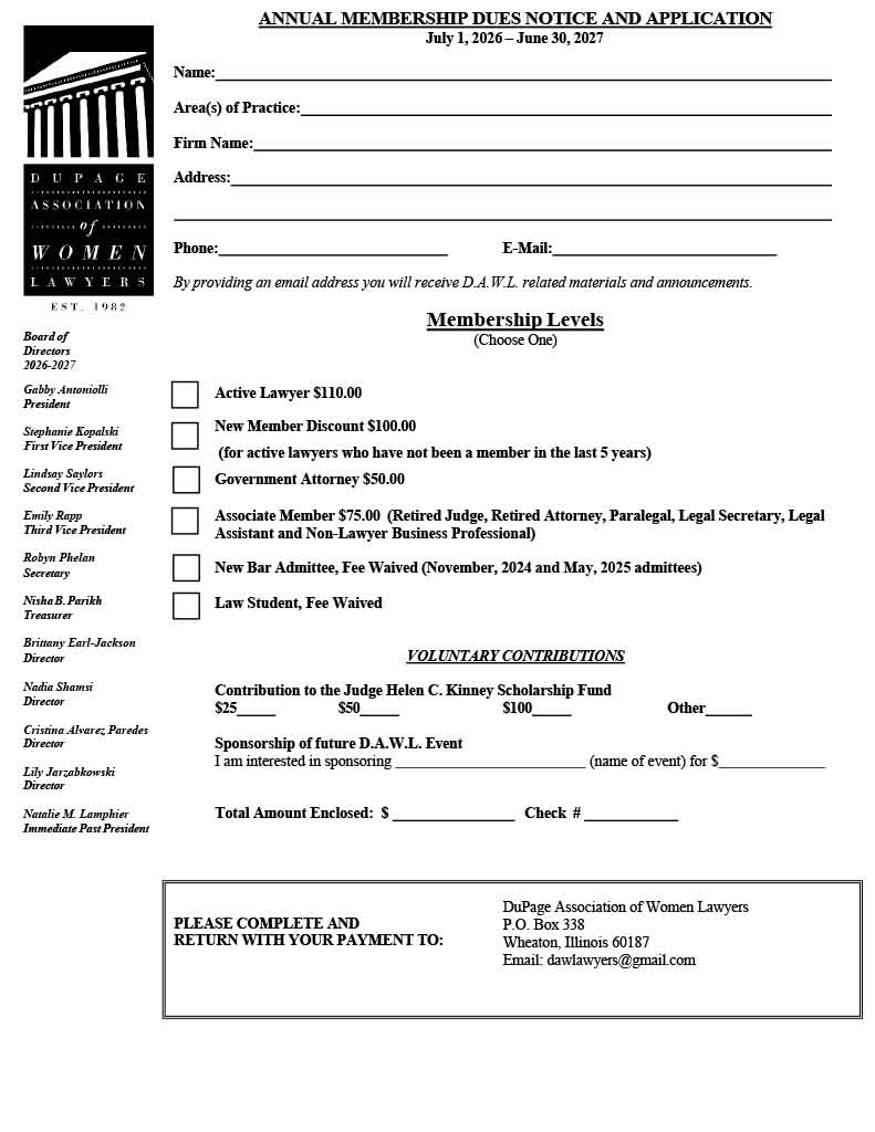 DuPage Association of Women Lawyers